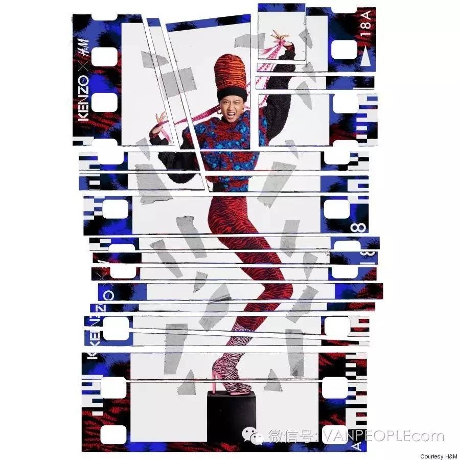 Kenzo与HM联名新款11月3日加拿大开售——连范爷都hold不住的设计,辣眼睛!