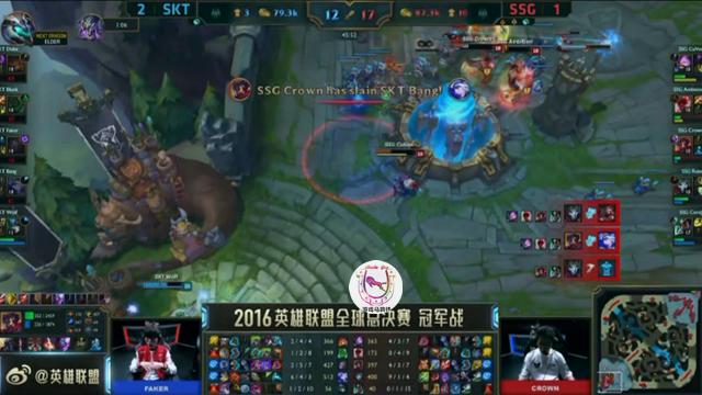 skt夺冠时刻faker,skt连续3次世界冠军吗