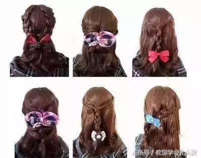 大蝴蝶结头饰发型小清新,蝴蝶结头饰搭配什么发型好看短发