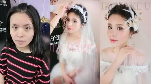 高能！新娘妆后颜值大逆天，给婚礼化妆师们点个赞