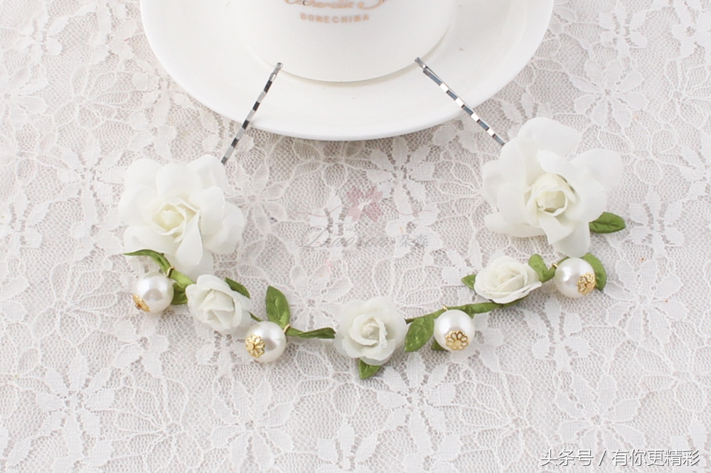 非主流发型发夹,韩式简约花朵发夹