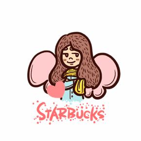 这个万圣节，36位插画师把星巴克女郎玩坏了……