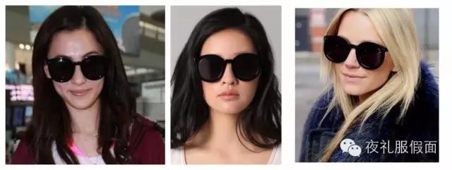 适合圆脸大脸妹戴墨镜,大脸怎么选择墨镜