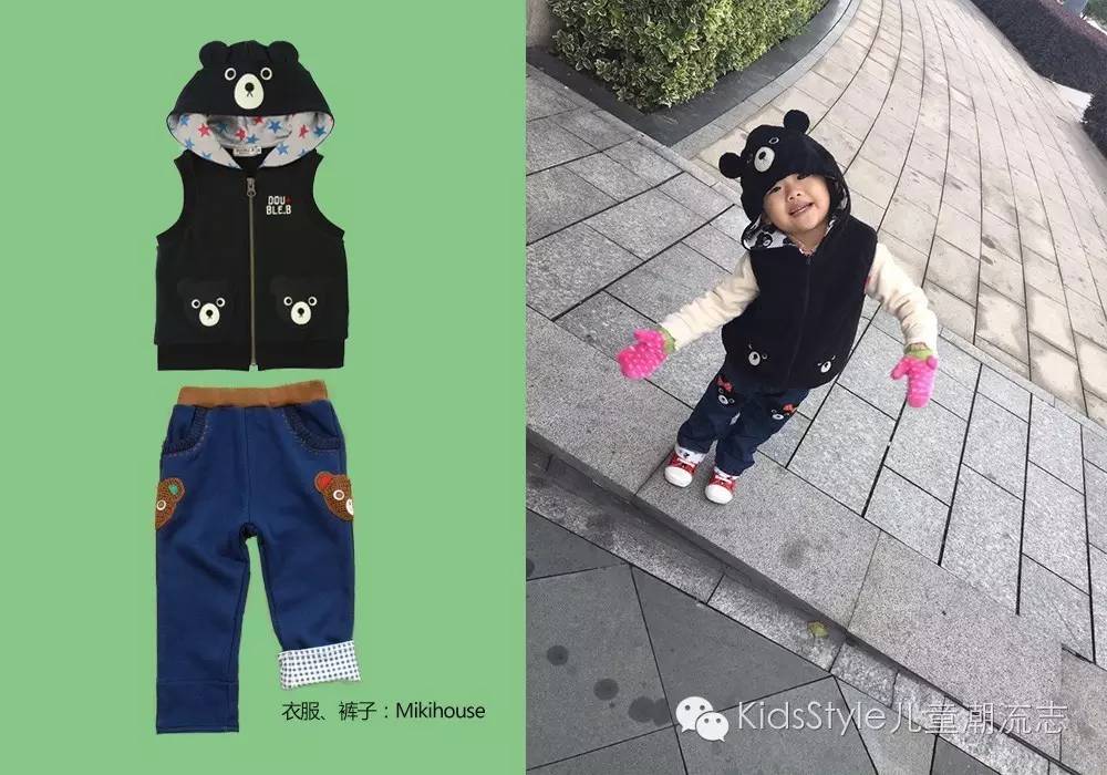 红人潮搭｜2岁小依依演绎日系街头风