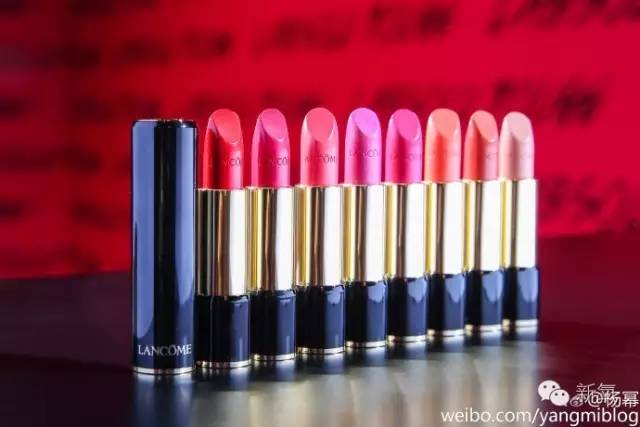杨幂兰蔻口红合集,杨幂dior唇膏