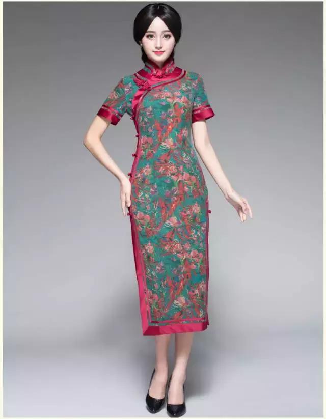 香云纱定制旗袍最贵多少钱,旗袍日常紫色旗袍真的很有韵味