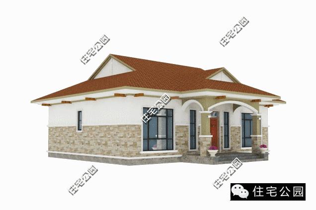 农村自建房一层平房真实图纸,农村最简单的一层平房自建房