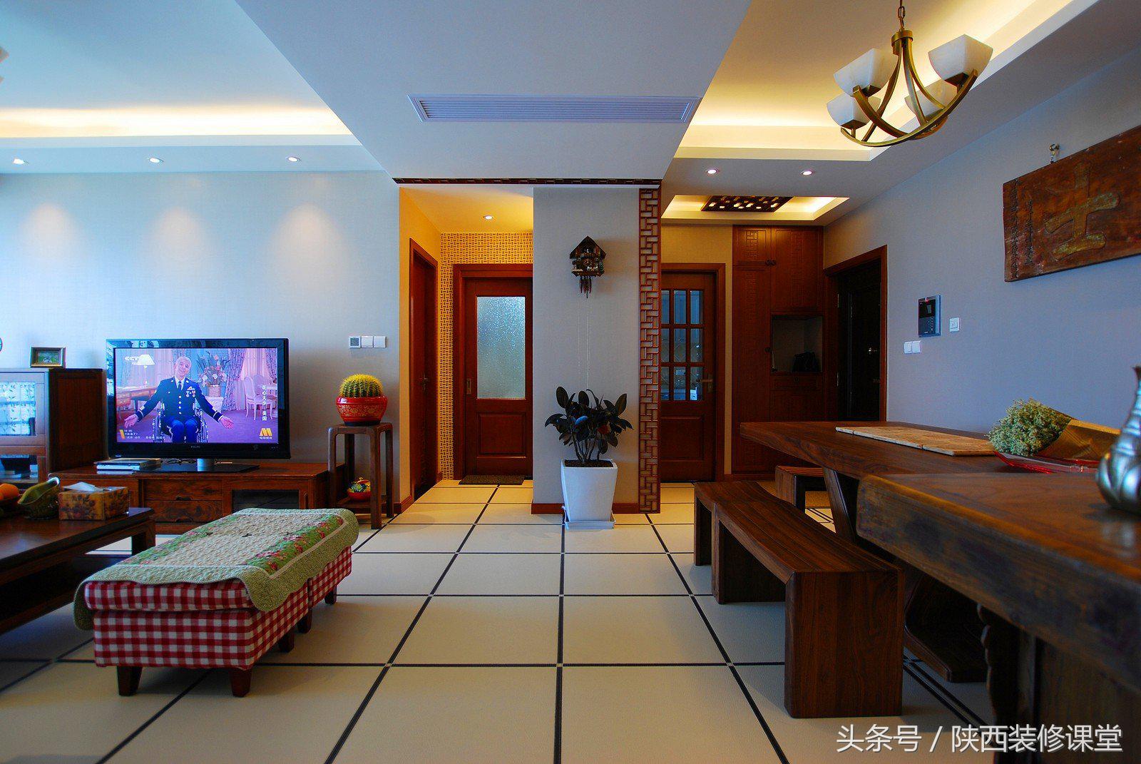 大气上档次婚房,140平新中式婚房图片