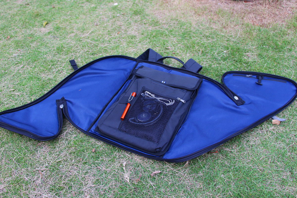 一块布一根拉链不用裁剪,一块布制成包包