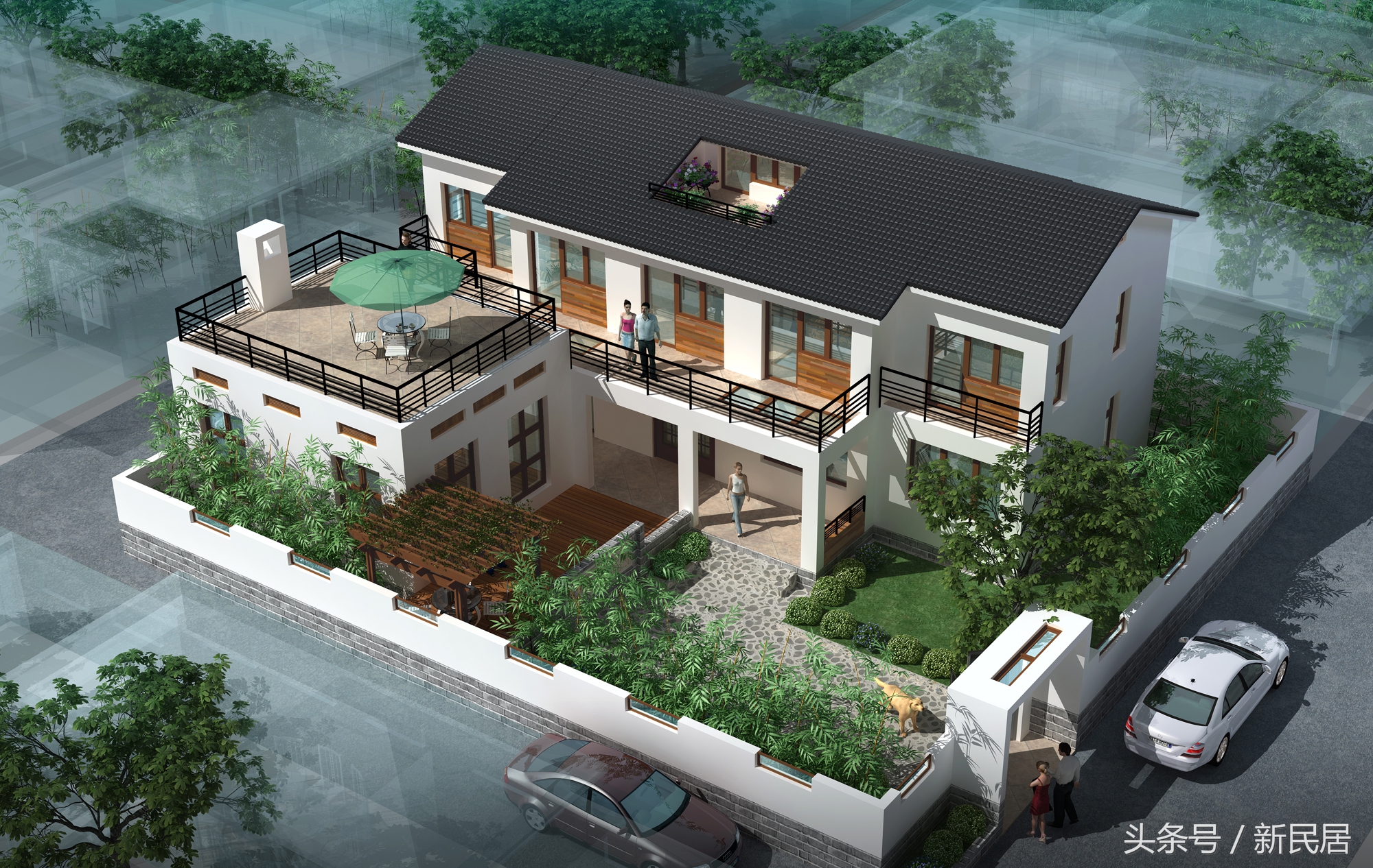 朝北的自建房怎么设计,朝北的房子怎么装修一室