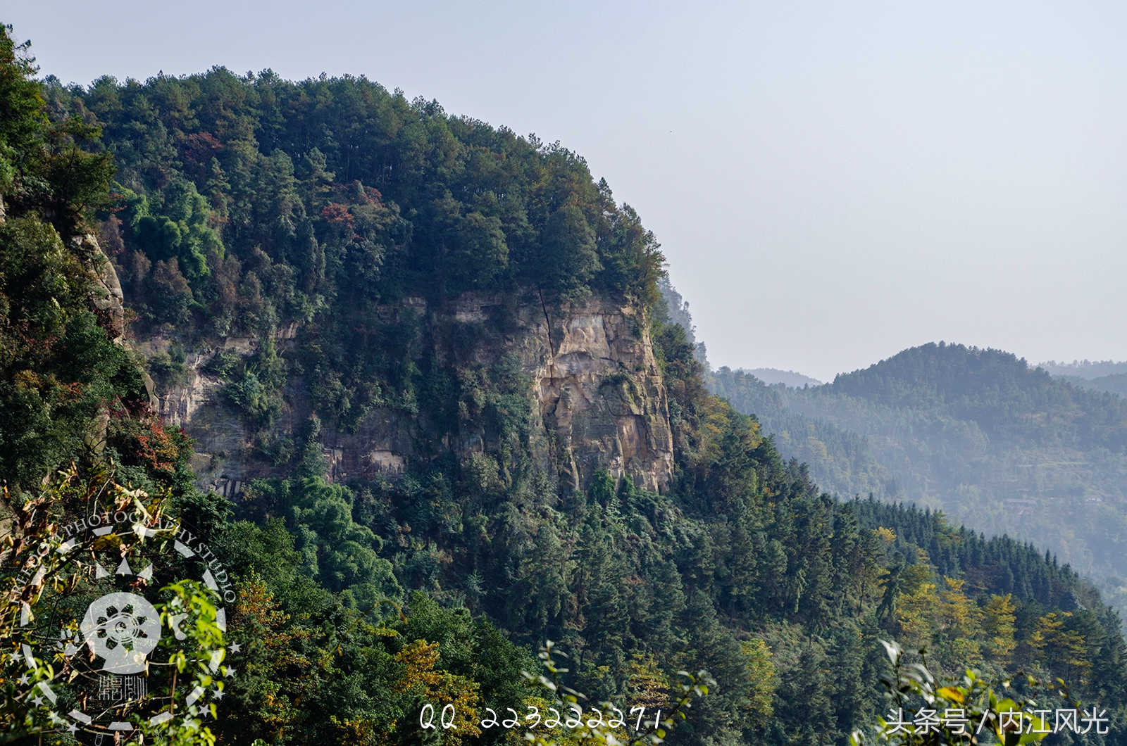 攀越震撼的内江威远高顶寨