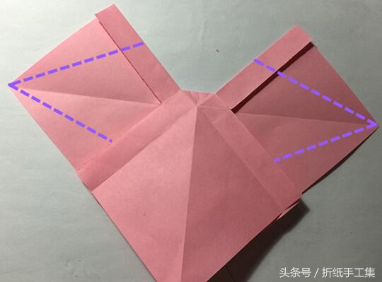 六方盒礼品盒蝴蝶结系法慢动作,蝴蝶结折纸大全简单又漂亮视频