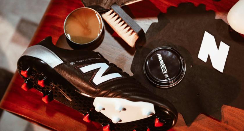 英格兰制造！newbalance全新袋鼠皮足球鞋
