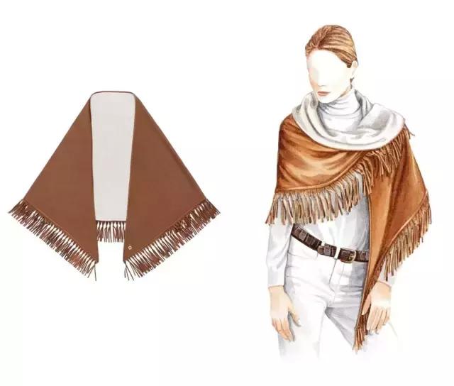 杨幂同款蓝色围巾,杨幂最新同款围巾