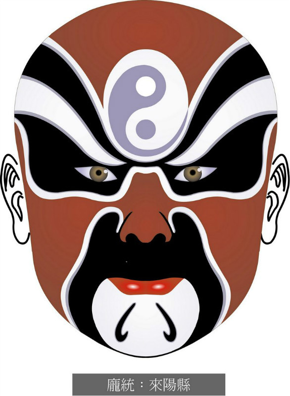 国粹脸谱重组画,国粹创意经典脸谱