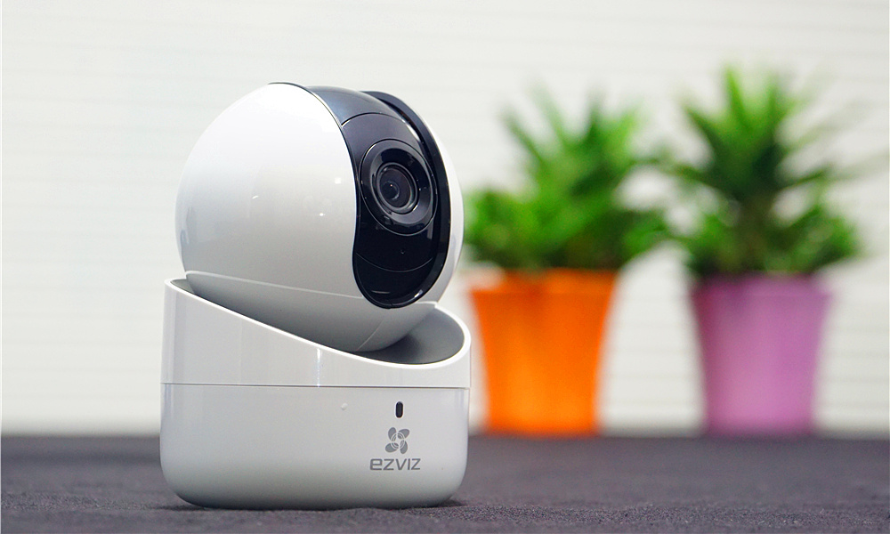 萤石摄像头c6c晚上效果评测,萤石c6h云台摄像机