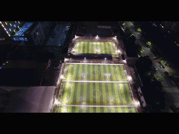 建造一个楼顶足球场,建7人足球场
