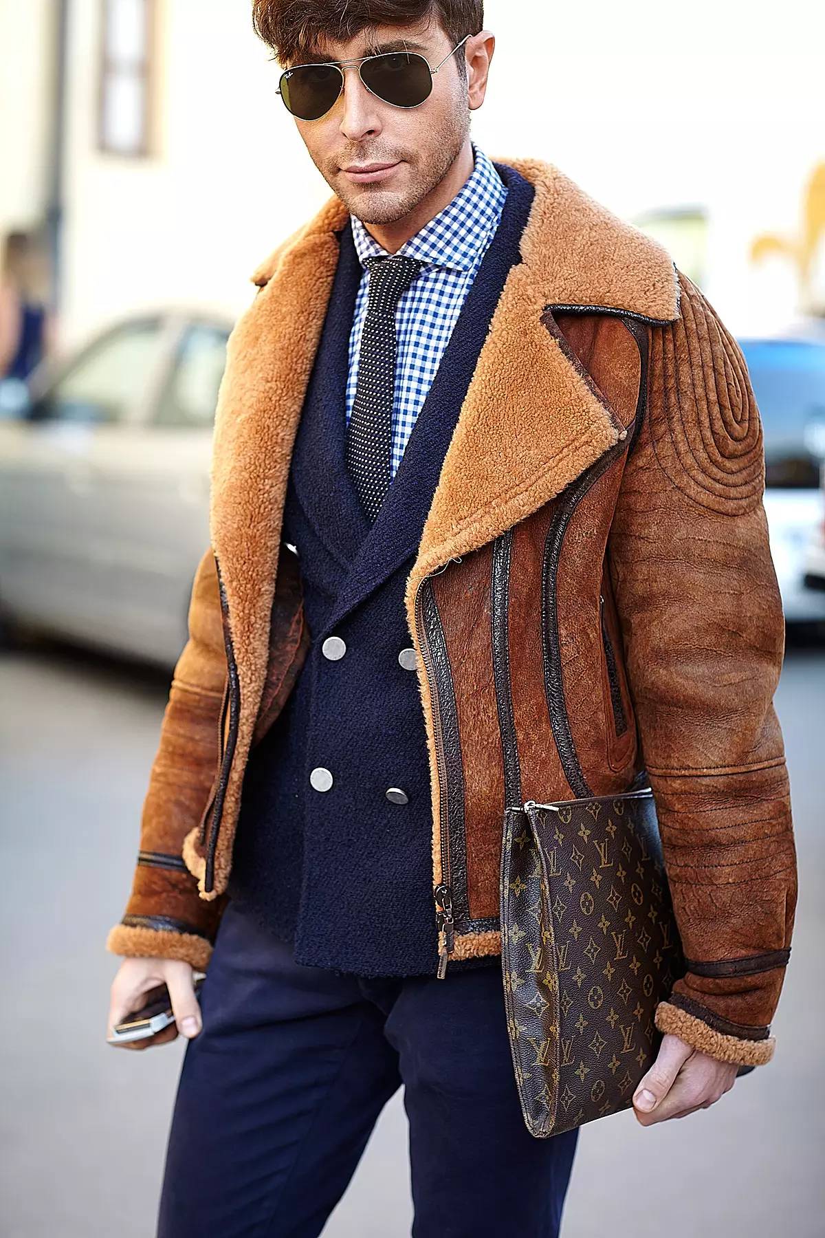 皮草羽绒搭配高级感冬天,皮草与羽绒的完美结合