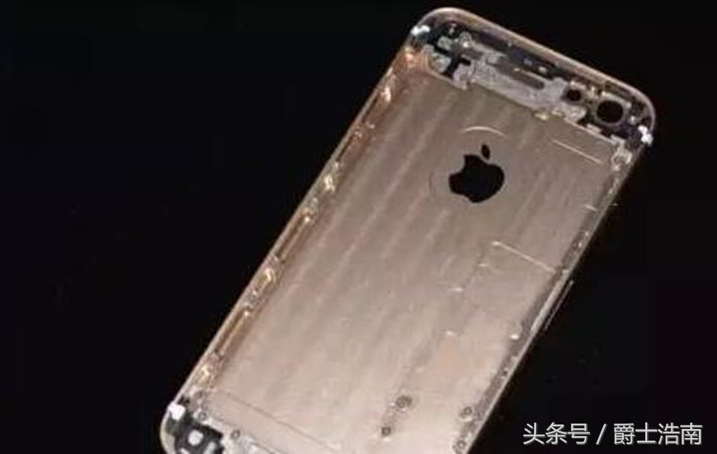 iphone6s换后盖风险,把iphone6s后盖打磨成镜面