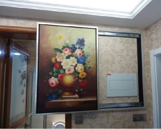 配电箱涂鸦效果图,家装电箱遮盖创意画