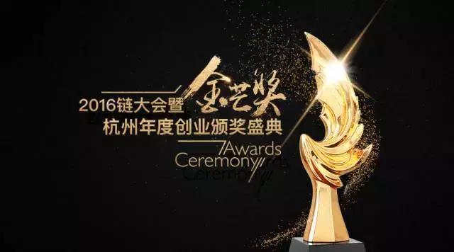 致敬杭州创新力量——2016金芒奖，感谢一直努力的自己！