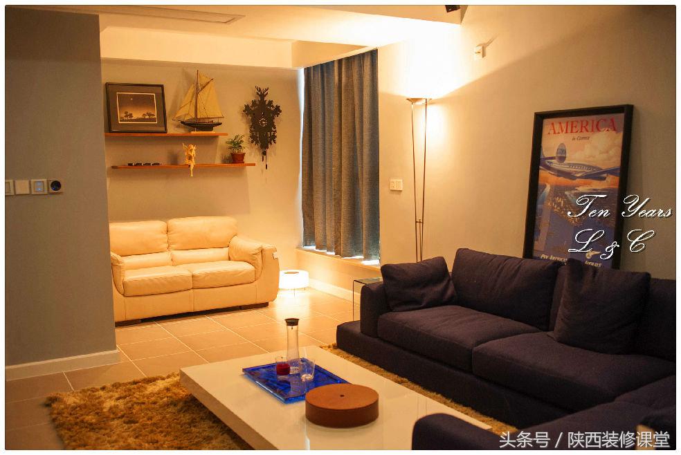 结婚已经十年，十年给老婆的礼物就是这套不大不小的房子