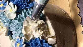 奶油奶酪霜裱花,奶酪霜裱花