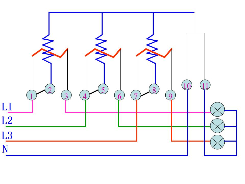 日光灯照明线路实物图如何连接,电能表照明灯原理图讲解