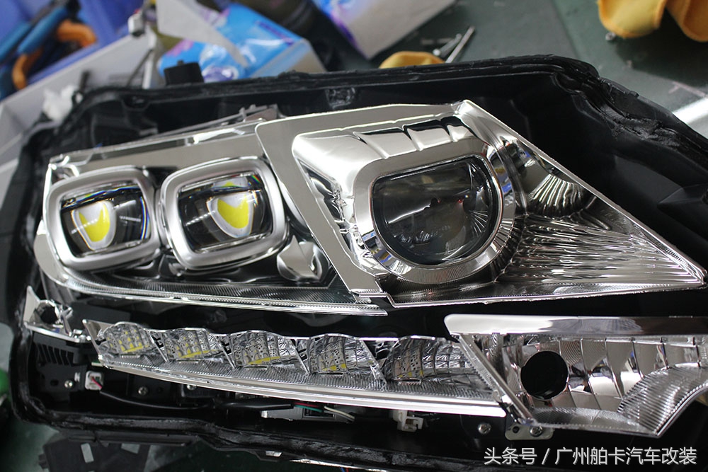 奥德赛大灯近光改成led灯泡可以吗,奥德赛更换大灯灯泡