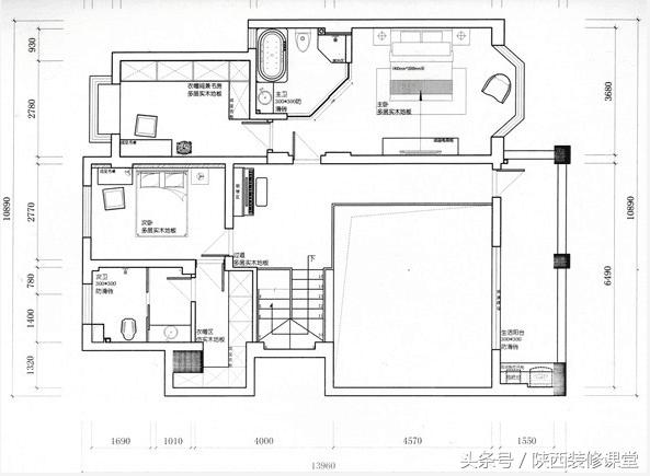 复式上下两层效果图40-60平方,看别人家的装修越看越喜欢