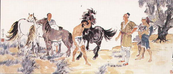 和徐悲鸿同一时期的画家,画家徐悲鸿代表作品