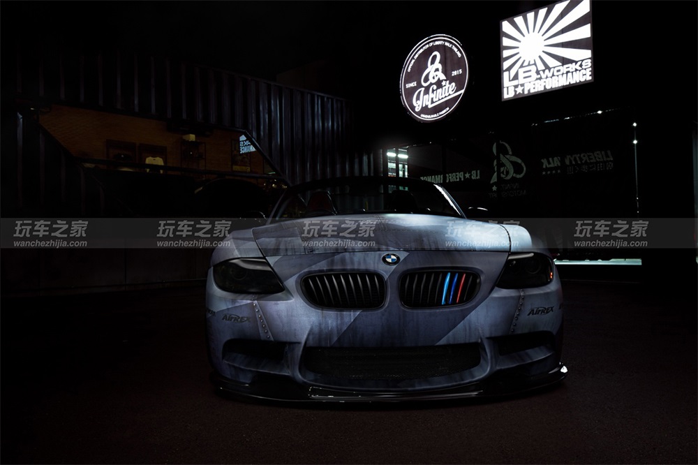 宝马z4宽体爆改,宝马z4宽体