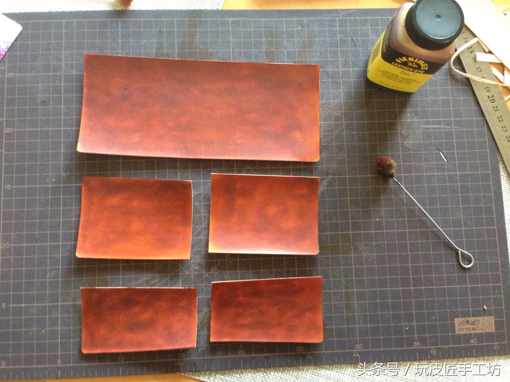 皮雕钱包手工制作视频,简易真皮手工钱包制作教程