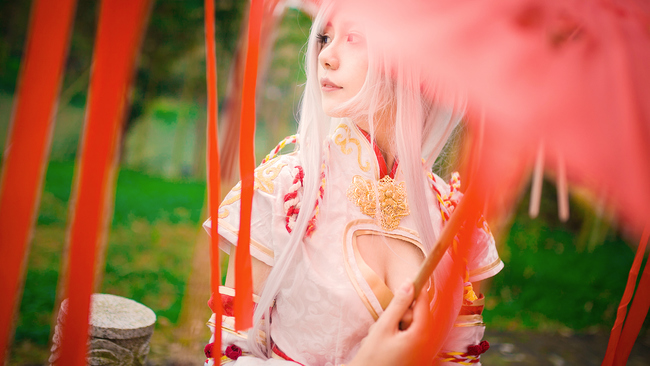 天涯明月刀游戏白发美图,天涯明月刀沧海烟霞时装