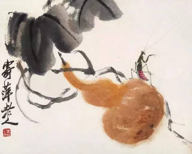 福禄双全葫芦如意图,真迹字画葫芦图案大全