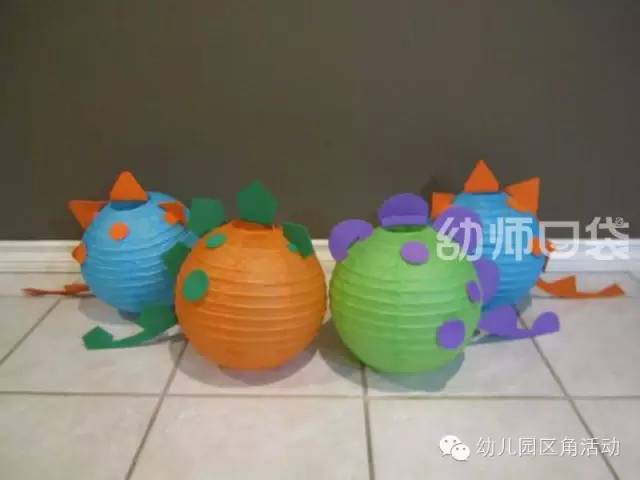 灯笼装饰幼儿园简单漂亮,幼儿园新年手工吊饰环创走廊灯笼