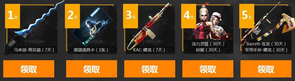 cf手游最新回归礼包,cf六月活动领英雄武器