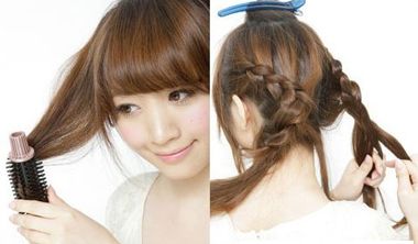 低盘发蓬松慵懒发型,长卷发怎么盘发简单好看