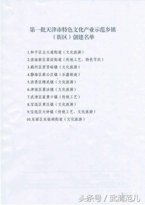 崔黄口镇入选天津市特色文化产业示范乡镇（街区），真牛~