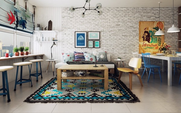 北欧公寓室内设计,北欧风公寓设计图