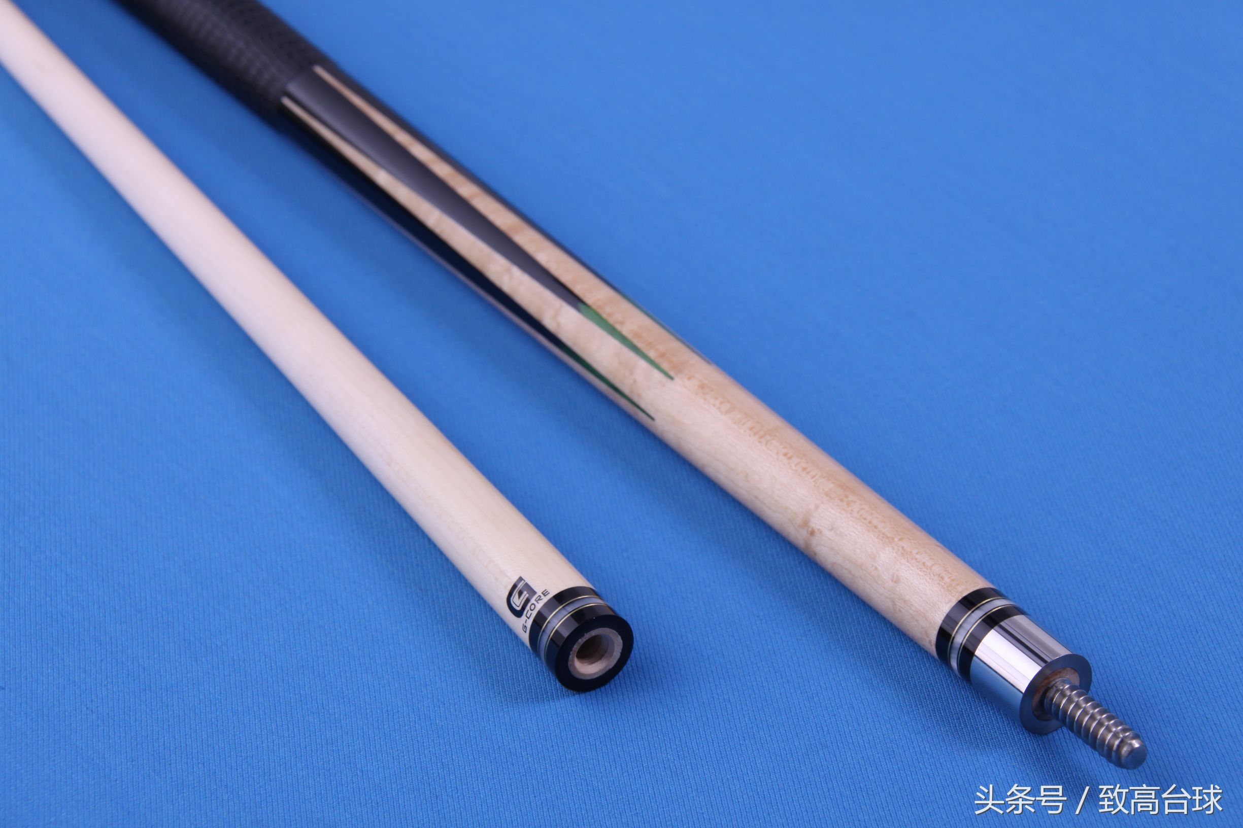 皮尔力梅花台球杆,美式微雕台球杆