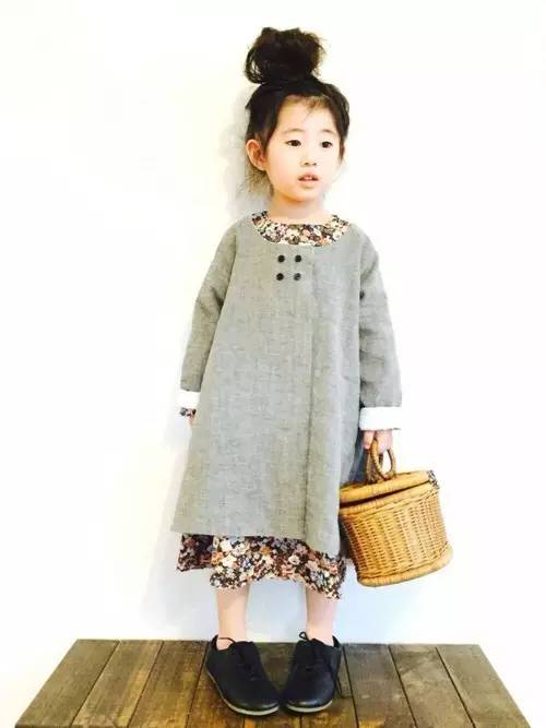 日本萌娃童装走秀,日系小童装潮流搭配