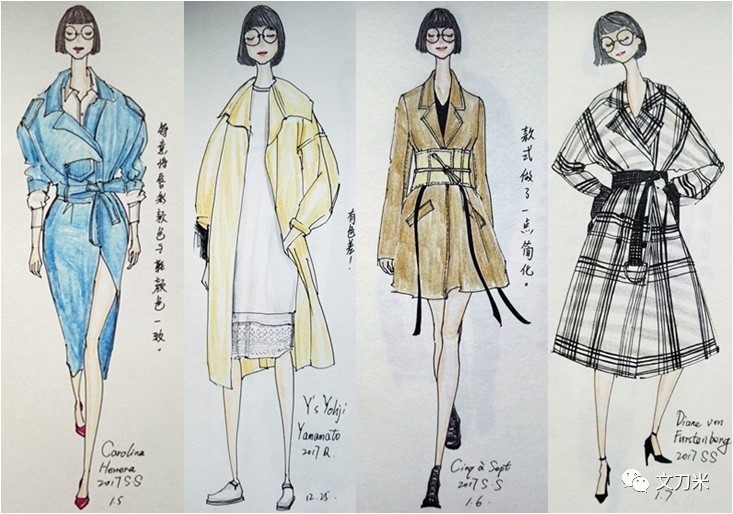 画画怎样穿衣服,风衣穿搭绘画教程