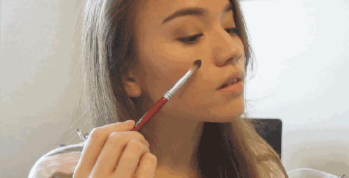 肉脸扁平脸怎么化妆,凸面型脸怎么化妆改善