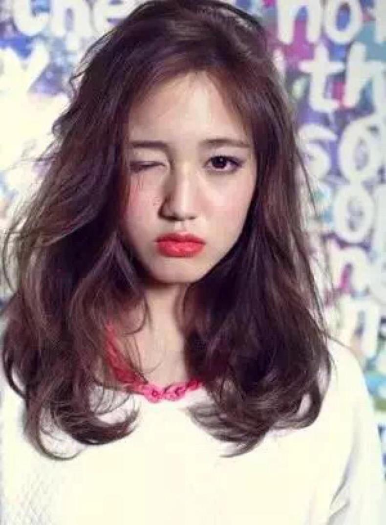 散头发自然好看的卷,头发懒人卷