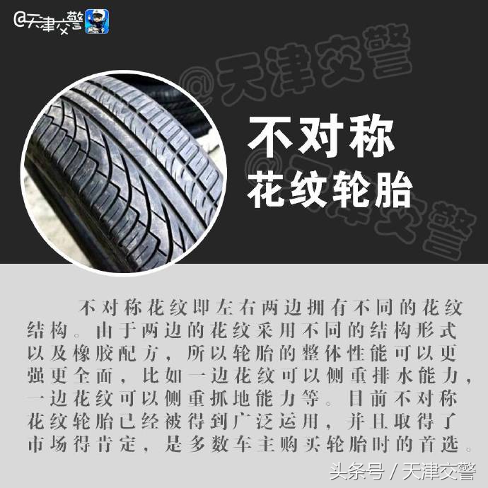 轮胎非对称花纹优缺点,各种轮胎花纹图片大全