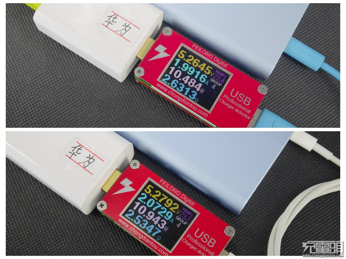 羽博1000w移动电源,羽博20000毫安充电宝自带线评测