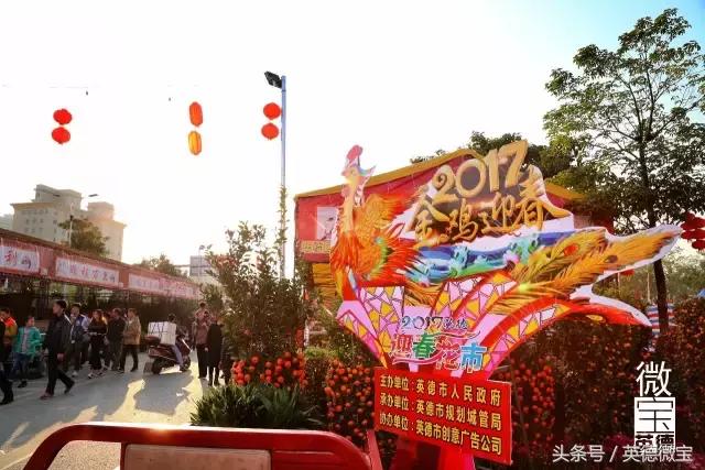 英德美丽的花街,英德花街