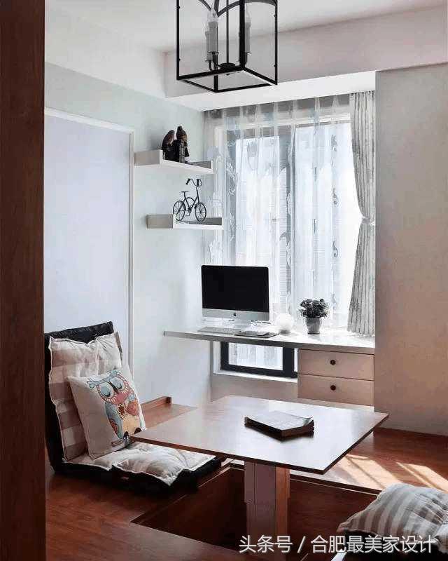 小卧室装修带书柜,小卧室装修多储物