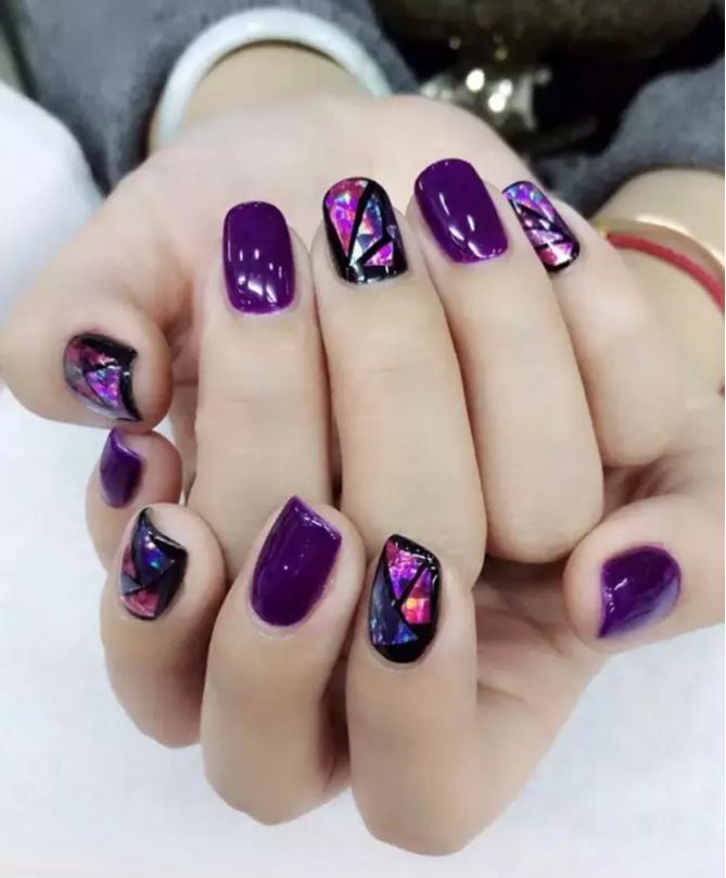 48款热门款显白新年红美甲合集,美甲48种款式图